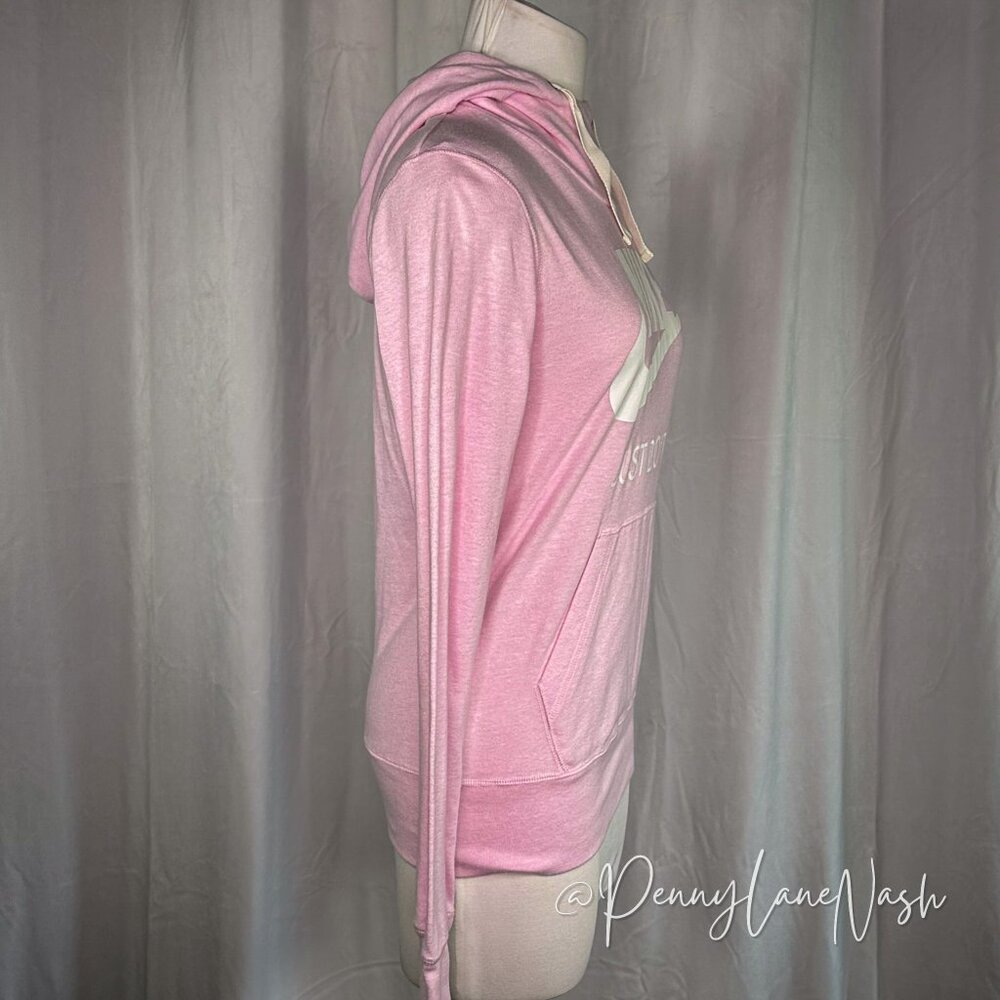 NIKE Just Do It Pullover Organic Cotton Hoodie In Pink - Picture 3 of 7